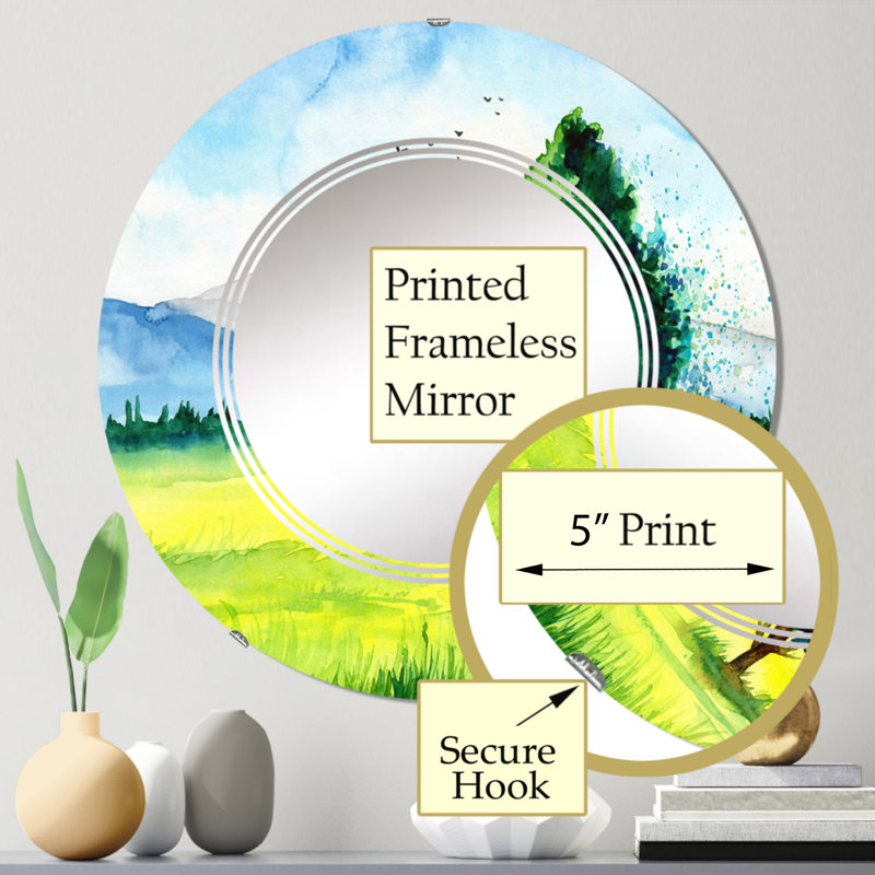Miroir de salle de bain sans cadre, 24 po x 24 po