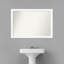 Miroir mural non biseauté blanc-1293271125