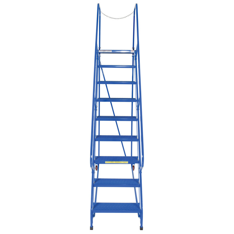 Colyton 9 - Step Steel Library Ladder