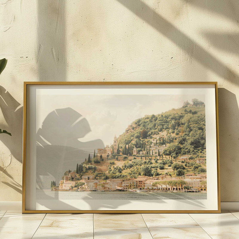Imprimé Hillside Tranquil Retreat, Cadre en zinc patiné, H 9,25 po x l 11,25 po x P 1,25 po