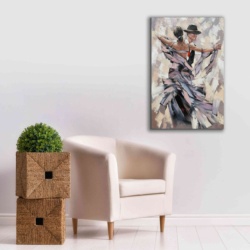 «Tango Number Two» par Alexander Gunin, estampe numérique sur toile, H 40 po x l 26 po x P 1,5 po