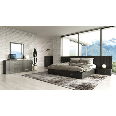 Nantucket Zumbrota Gray Wood Nightstand