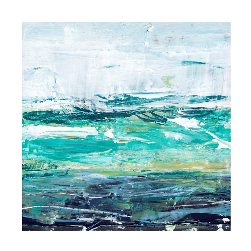 «Pacific Tides I» sur, H 14 po x l 14 po
