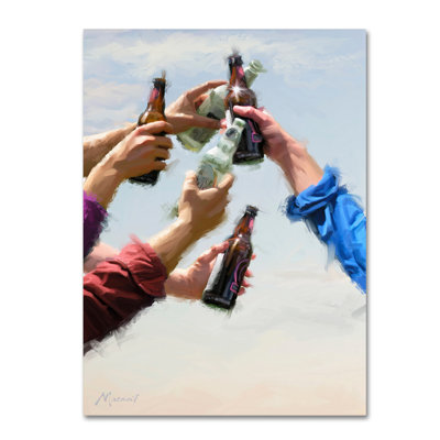 'Lads Celebration' Print on Canvas