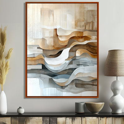 Noriane Urban Jazz Of Abstract Line Art II - Landscape Line Art, art mural encadré