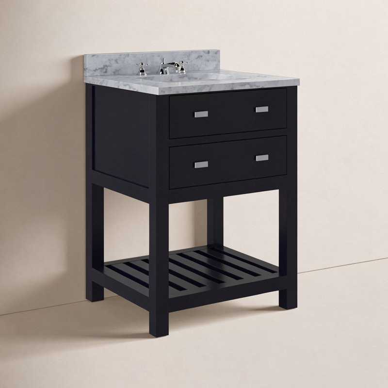 Madalyn 24" Single Sink Bathroom Vanity Set, Espresso, Faucet Included