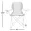 Chaise de camping pliante avec coussin -310033265-384277983