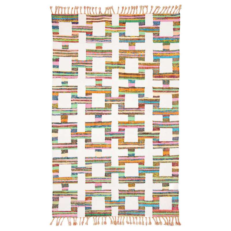Kilim crème 4 pi 9 po x 7 pi 6 po