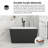 49'' Acrylic Freestanding Soaking Bathtub-106736514