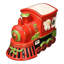 Moteur de train d'arbre de Noël Spode, plat à moteur de train de 9,75 pouces pour bonbons, noix, fruits séchés - bol de Noël en faïence fine - vaisselle de Noël classique et présentoir de manteau de cheminée festif