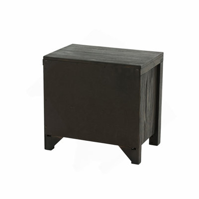 2 Drawers Nightstand In Espresso