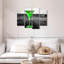 «Cocktail Pop Green Martini», ensemble de 4 reproductions sur toile par SodaPopArt-93058144