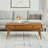 Dorsey 46" Mid-Century Coffee Table with Storage Drawers and Solid Wood Legs-836360330