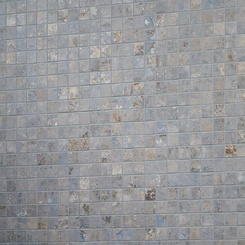Portrait 1X1 Matte Porcelain Mosaic, Ocean Blue