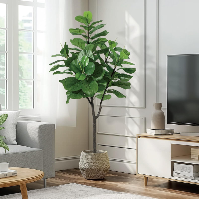 72'' Faux Fiddle Leaf Fig Tree