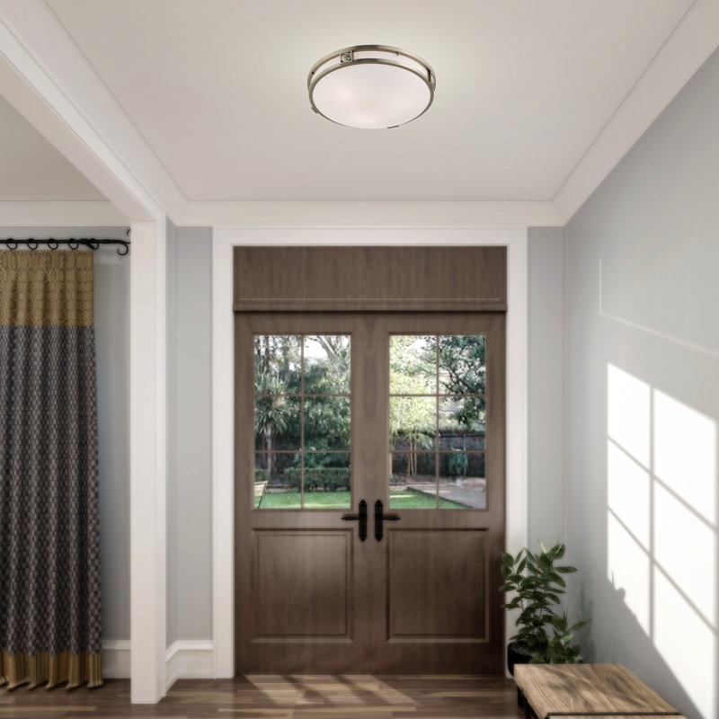 Dane Glass Flush Mount