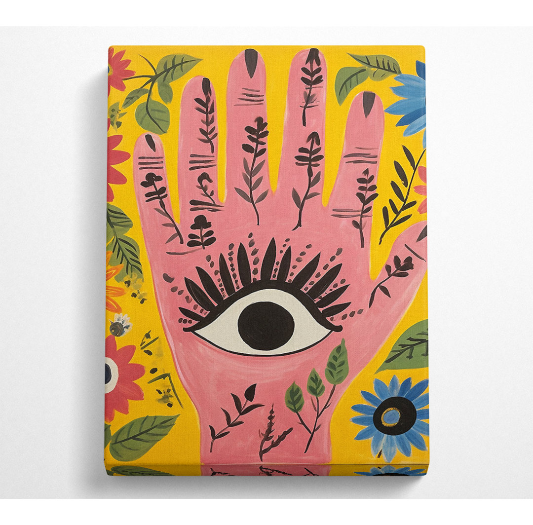 Auge Hand Kunst - Druck