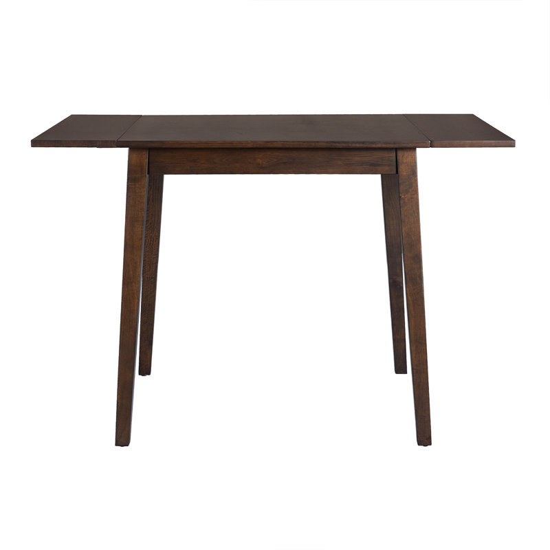 Table de salle à manger extensible 29 po à 45 po pour 4 personnes, table de cuisine pliante, Brun