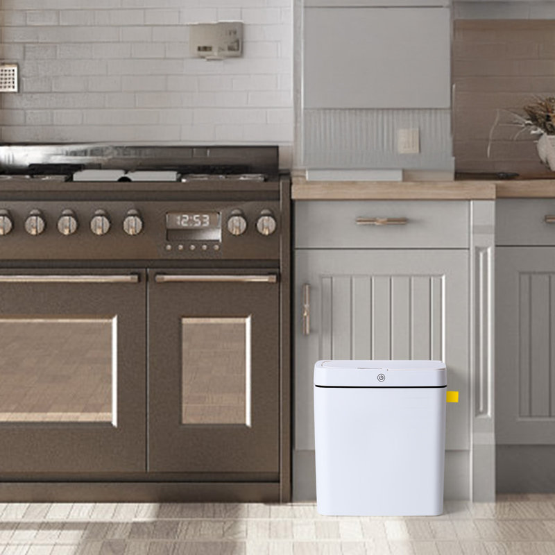 3-Mode Motion Sensor Trash Can (Battery-Powered), 15 Gallons