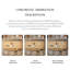 Bureau rectangulaire brun en bois massif avec 6 tiroirs-1606692717