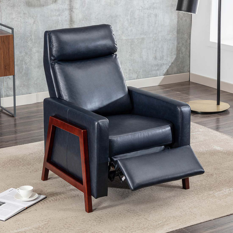 Georgiann 80cm Wide Standard Recliner, Blue