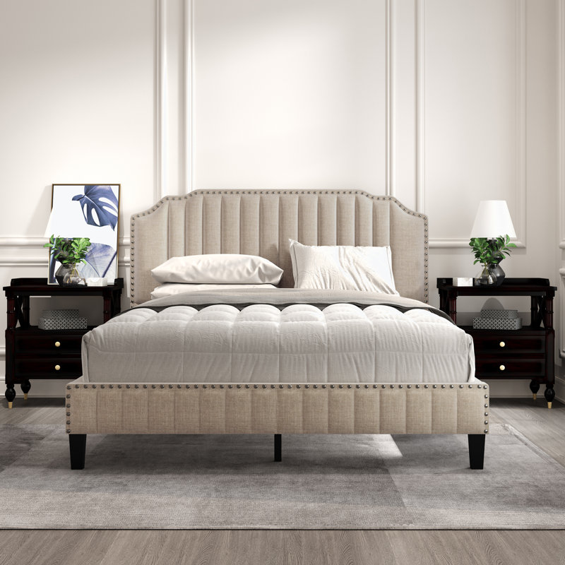 Ensemble de chambre à coucher, Beige, Double