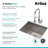 Pax™ 24" L x 19" W Undermount Kitchen Sink with Faucet-32408638