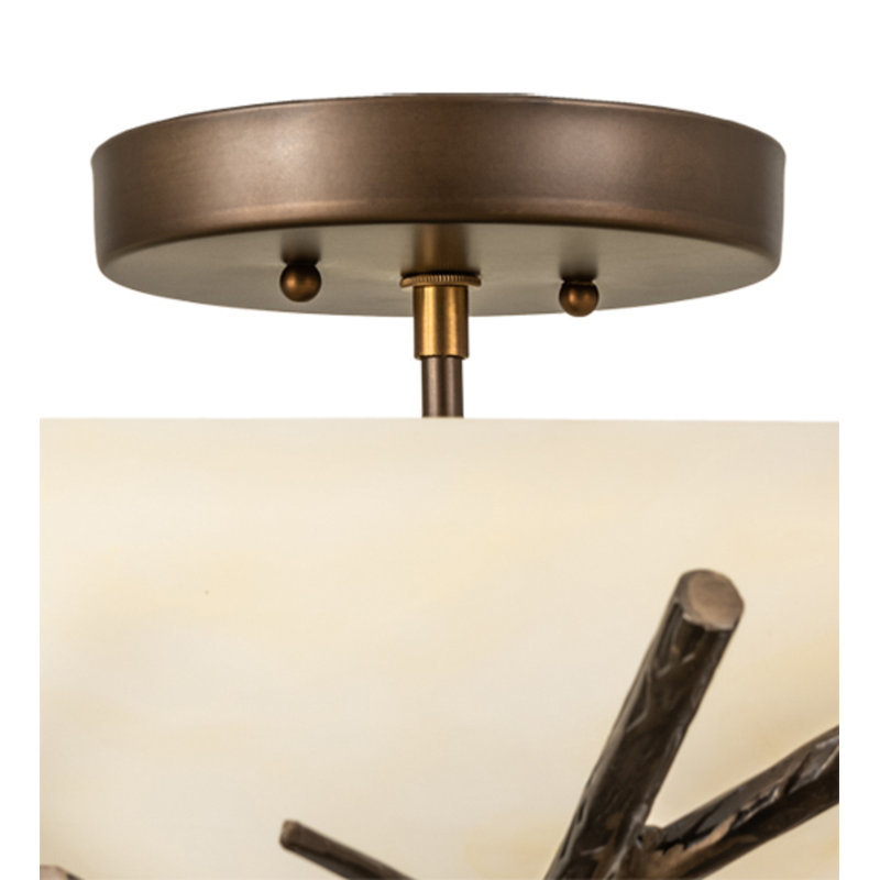 Branches 4 - Light Semi Flush Mount