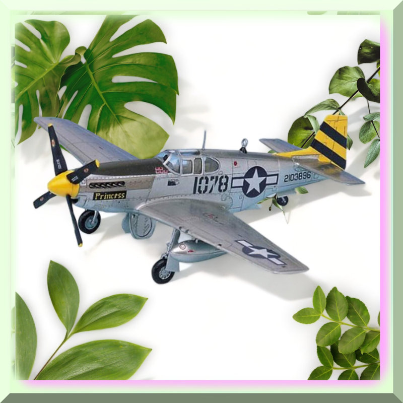 P-51C Warbird Model Kit 1/72 Scale