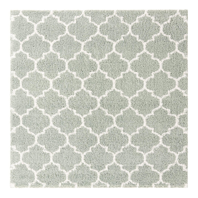 Jaryiah Performance Geometric Indoor Rug, Square 7'10"