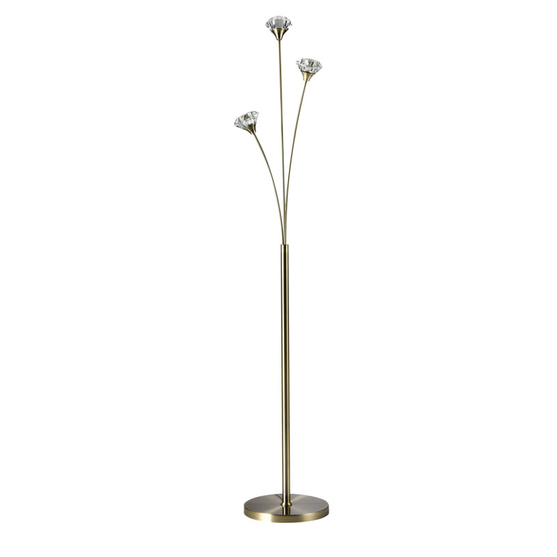 Sluss 170cm Tree Floor Lamp, Antique Brass