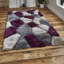 Drew Hand Tufted Grey/Purple Rug-19491353