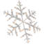 Décoration de Noël pour fenêtre en forme de flocon de neige illuminé-842977021