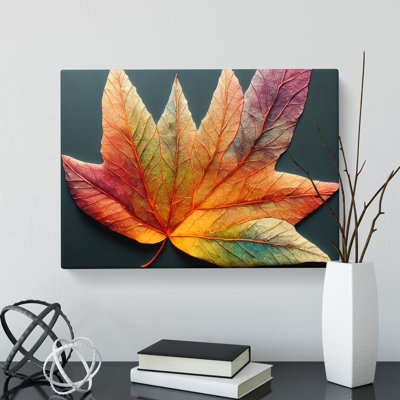 Autumn Leaf Vol.2 - Wrapped Canvas