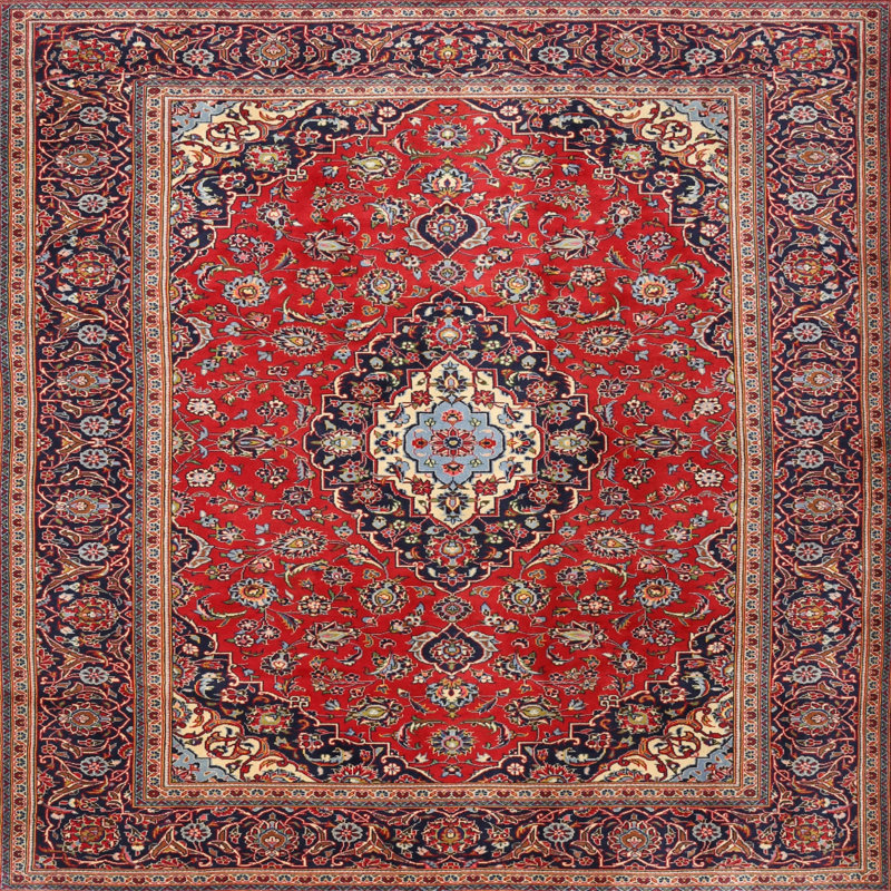 Saarah Oriental Indoor Rug, Square 5'