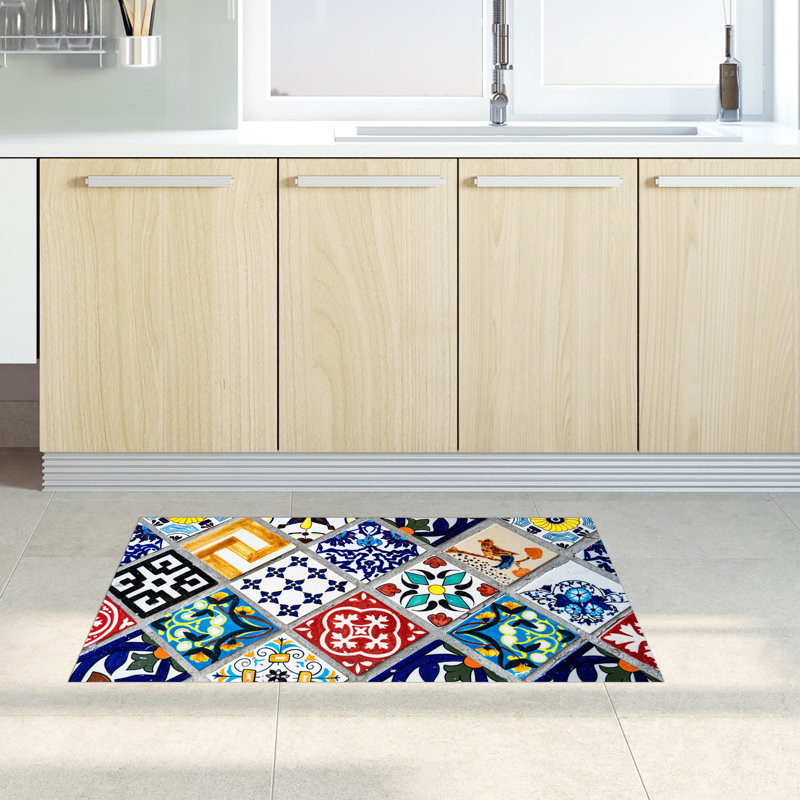 Gentjana Damask Area Rug, Rectangle 52 x 280cm