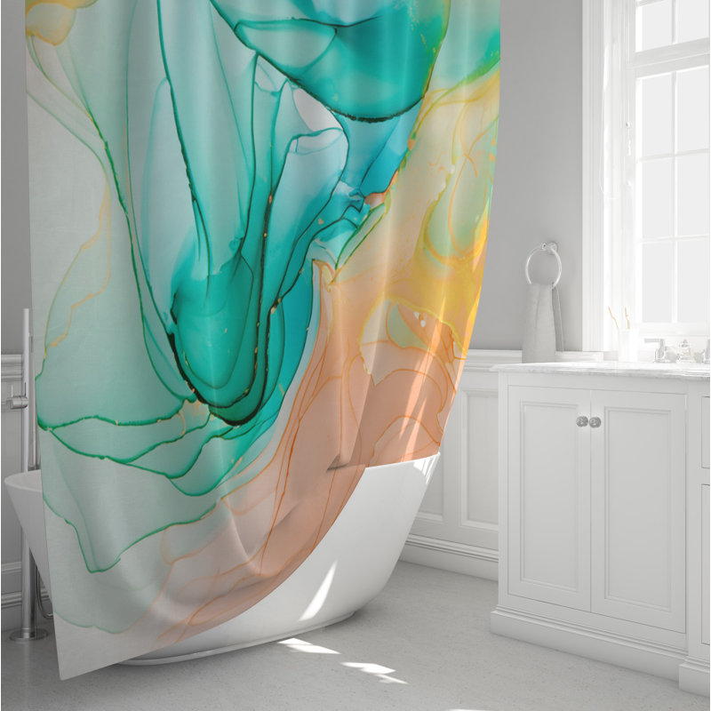Rideau de douche Domineke, H 93 po x l 70 po