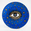 Evil Eye Handmade Bone China Salad/Dessert Plate