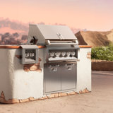 Aspire Grill Built-In, 3 U-Burner, 1 Sear Rotisserie