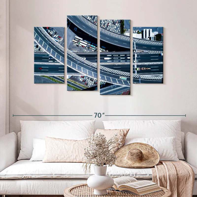 Mehar Japanese Skyway, 32" H x 52" W