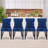 Velvet Dining Chairs, Upholstered High-end Tufted Dining Room Chair with Nailhead Back Ring-981963658-981963657