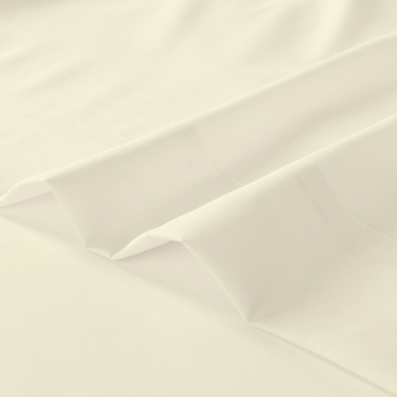 Ensemble de draps 4/6 pièces, Crème, Simple