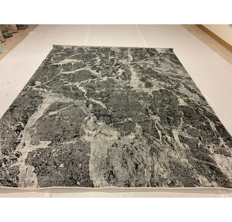 Wool Abstract Indoor Rug