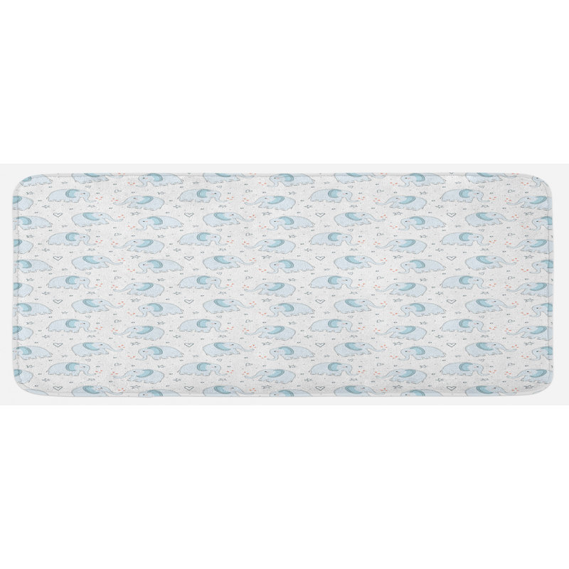 Tapis de cuisine éléphant
