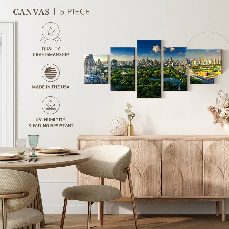 Scenic Bangkok, 24" H x 55" W