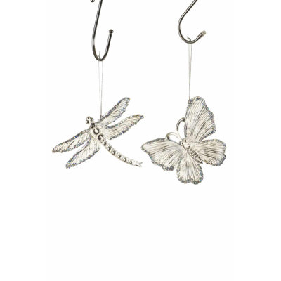 Hanging Clear Butterfly & Dragonfly Ornaments
