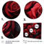«Red Black Rose Eernal Beauty IV - Roses», reproduction d'art sur toile encadrée-392591548-392591551