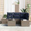 Ensemble de canapé de jardin avec coussin 5 pièces vidaXL