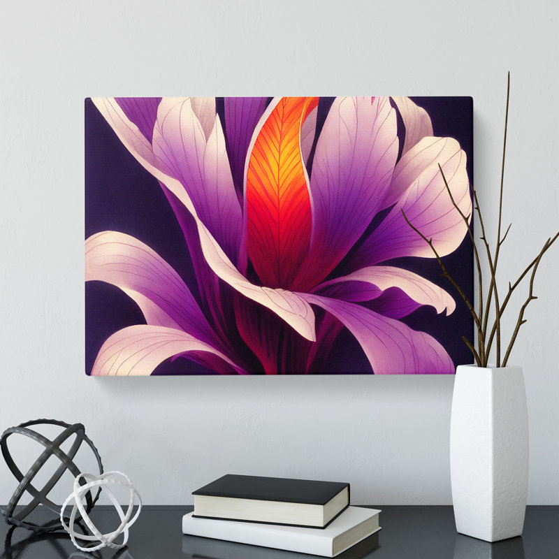 Sweet Flower - Wrapped Canvas Print, 35cm H x 50cm W x 3cm D