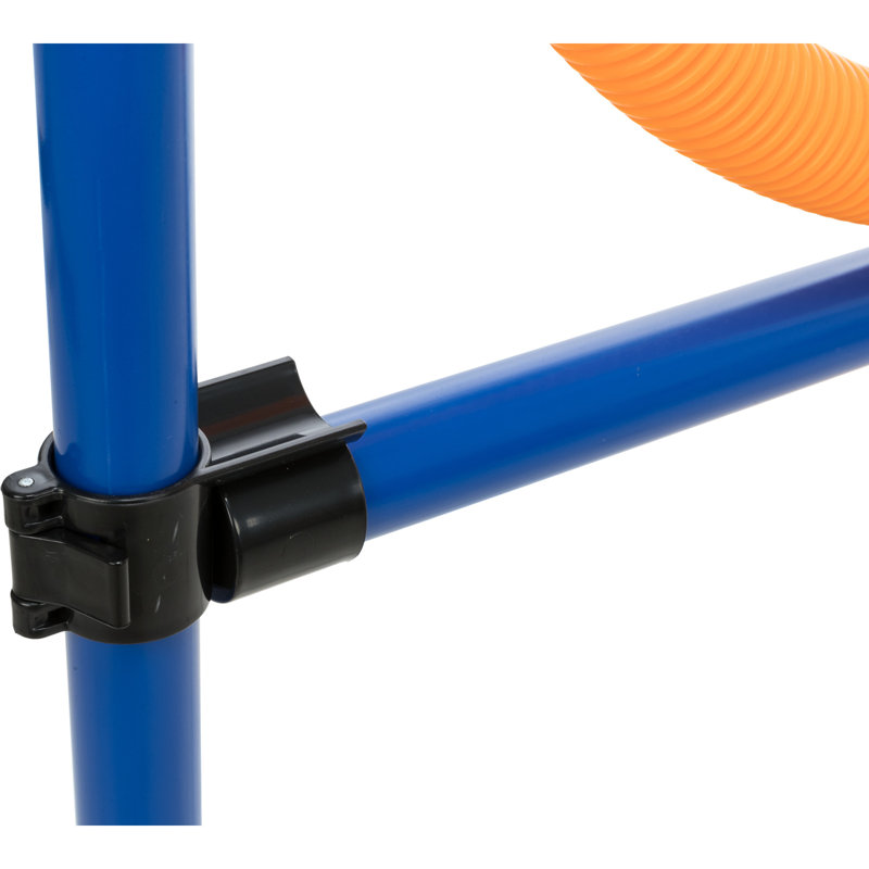 Adjustable Blue and Orange Dog Agility Training Ring